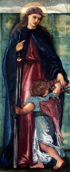 Saint Dorothy PreRaphaelite Sir Edward Burne Jones Oil Paintings